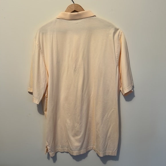 Fairway & Greene Men’s Golf Polo Shirt Size XL 100% Cotton Logo Light Yellow - Picture 2 of 6